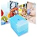 OICEPACK Ice Packs for Lunch Bag, Slim-Reusable Gel Cooler Ice Packs for Insulated Lunch Bag丨Bento Boxes Long Lasting Freezer Packs for All Ages Using Like Men/Women/Kids Set of 6, Blue