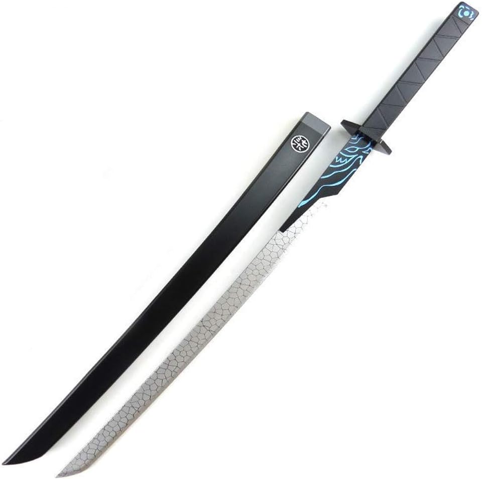 damdos Halloween Cosplay Prop Assassins Creed 567 Sword Hitman Killer Seven Aqi Swords Knife PU Foam Weapons Birthday Gifts Demon Slayer Kimetsu no Yaiba Kamado Tanjirou (Blue) : Sports & Outdoors