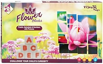 Flower Puzzle Blocks by vijay toys