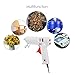 Sundarling Hot Glue Gun Adjustable Temperature 100W Professional Full Size Hot Melt with High and Low Temp Interchangeable Non-drip Nozzle