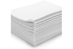 Eppingwin 20 PCS White Felt, 7"x11.3" Felt Sheets, Soft Felt for Crafts, Felt Fabric Sheets for DIY Patchwork