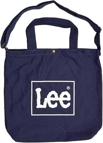 Amazon リー Lee トートバッグ 軽量 ショルダーバッグ メンズ レディース ロゴ 通勤 通学 マザーズバッグ 斜めがけ おしゃれ かわいい Navy Lee リー トートバッグ