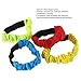 OULII 3-Legged Race Bands-4 Colors Elastic Tie Rope for 3-Legged Race Game