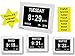 Digital Day Clock Calendar Large-Time Day and Date Display for Seniors Memory Loss Dementia Visually Impaired-8 Inch 8 Languages-Gift for Elderly Living Aid-Dims at Night