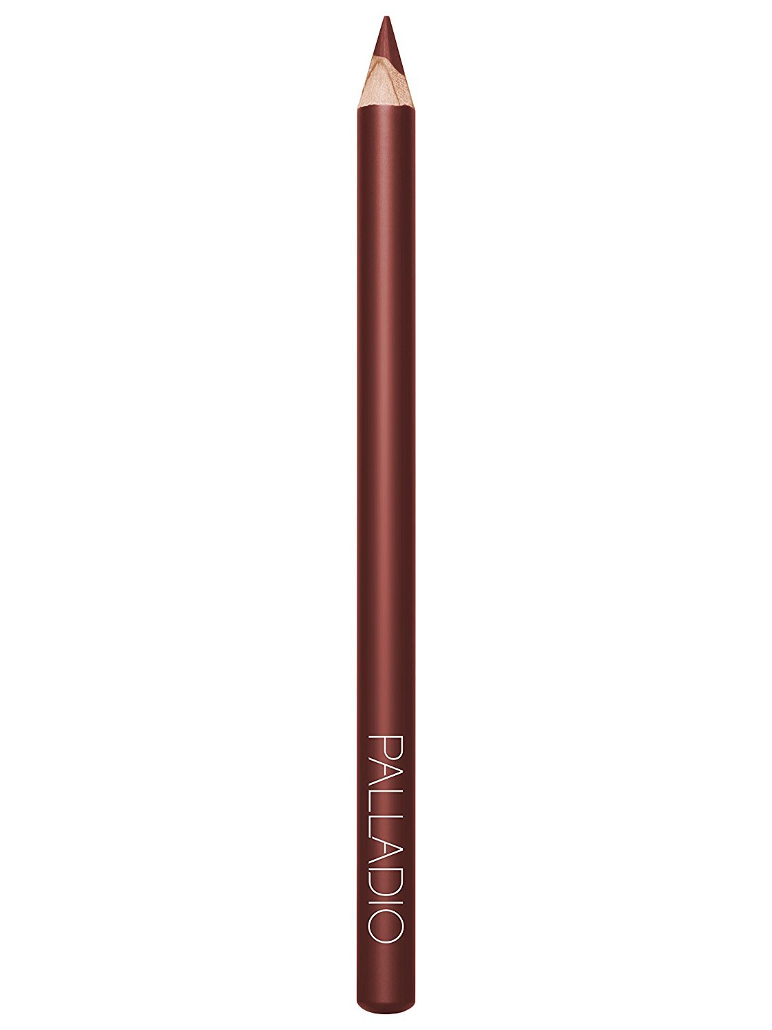 Palladio Lip Liner Pencil, Wooden, Firm yet Smooth, Contour and Line with Ease, Perfectly Outlined Lips, Comfortable, Hydrating, Moisturizing, Rich Pigmented Color, Long Lasting, Vermouth