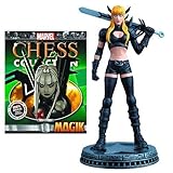 Marvel Magik White Pawn Chess Piece with Collector Magazine