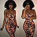Goddessvan Women Summer Sleeveless Camouflage Evening Party Cocktail Beach Short Mini Dress (M, Multicolor)