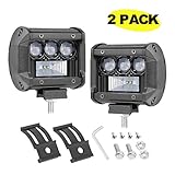 AKD Part LED Pods, 4" Off Road Driving Lights 50W