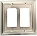 BRAINERD 64175 Architectural Double Decorator Wall Plate / Switch Plate / Cover