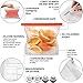 Reusable Silicone Food Bag Silicone Bags Reusable Sandwich Bags Lunch Bag Containers Eco-Friendly Storage Bags Sous Vide Freezer Microwave Dishwasher Safe Leakproof Stand Up Airtight Seal