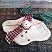 Primitive Farmhouse Melted Snowman Home Decor Ornament 6 Inches Wide