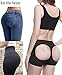 Women Seamless Butt Lifter Body Shaper Tummy Control Lift Girdle Panties Boyshorts Shapewear Underwear Boy Short Briefs (Black, XXXL)