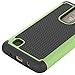 LG K7 Case, LG Tribute 5 Case, LG Treasure Cover Accessories - OEAGO Shock-Absorption Dual Layer Defender Protective Case Cover For LG K7 / LG Tribute 5 / LG Treasure LTE - Green