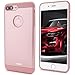 iPhone 7 Plus Case,Veatool [Metal Series] One-piece Matte Back and TPU Bumper Cushion Cover for iPhone 7 Plus(2017)(Rose Gold)