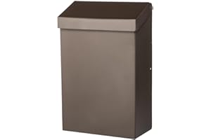 Architectural Mailboxes Modern Heritage™ Vertical Wall-Mounted Mailbox for Outside, Rust-Resistant Galvanized Steel Metal Sma