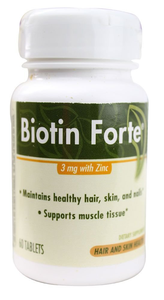 Amazon.com : Phytopharmica Biotin Forte 3mg with Zinc ...