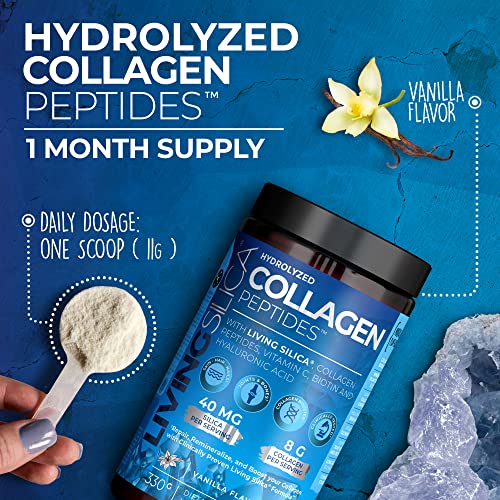Living Silica Hydrolyzed Bovine Collagen Peptides with Hyaluronic
