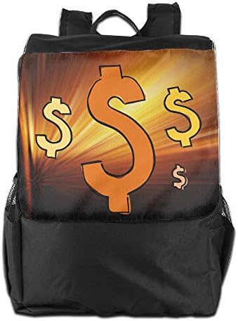 Dollar Signs Convenient Lightweight Travel Hiking Backpack Daypack