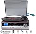 TechPlay ODC17 WD, 3-Speed Turntable & Cassett player W/SD USB, MP3 Encoding System and AM/FM Stereo Radio & built-in speakers in wood color