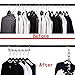CBTONE 6 Pack Closet Space Saving Hangers, Multi-Purpose Metal Magic Cascading Hangers With Updated Hook Design for Organizing Wardrobe Clothing