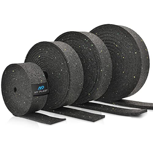 My Plast Terrassenpads Rolle - 5 m x 50 mm x 8 mm, 5 Stück