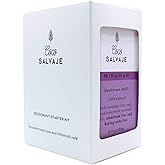 COCO SALVAJE Natural Deodorant Starter Kit for Women & Men | Aluminum Free with Magnesium | Non toxic, Vegan, Hypoallergenic and Pregnancy Safe | 2.11oz Refill & Metal Case (MIRAMAR (Floral))