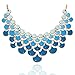 Jane Stone Fashion Statement Collar Necklace Vintage Openwork Bib Costume Jewelry