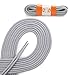 OrthoStep Round Athletic Gray 54 inch Shoelaces 2 Pair Pack