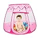 Famoy Ball Pits for Toddlers, Folding Princess Play Tent Pop Up Toys for 3 Year Old Girl, Pink (Balls not Included)
