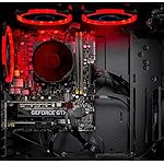 SkyTech-Shadow-Gaming-Computer-PC-Desktop-Ryzen-5-3600-6-Core-36GHz-GTX-1660-Ti-6G-500G-SSD-8GB-DDR4-3000-B450-MB-RGB-AC-WiFi-Windows-10-Home-64-bit-Black