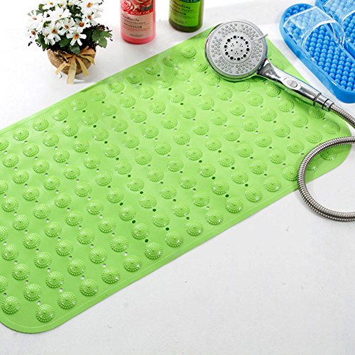RedSonics(TM) Bathroom Products Non-slip Bath Mat Shower Bath Foot Massage PVC Bathroom Toilet Mats with Suction Cups[ Red ] - Thumbnail 4