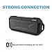CYLO Waterproof Bluetooth Speaker Rock Solid IPX67 Portable with Powerful 2 X 3.0 Watt Output, 33-Foot Bluetooth Range with Waterproof Bluetooth Speaker Rugged Heavy-Duty Shockproof Capability