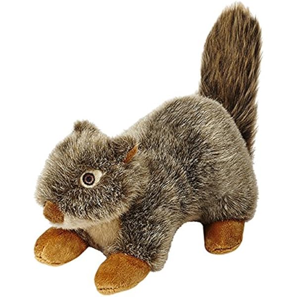 squirrel dog chew toy