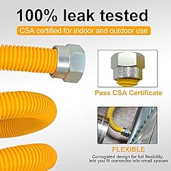 TT FLEX Gas Connector Kit, Gas Hose Gas Line for