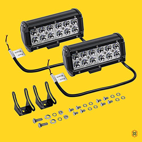 LAMPHUS 2pc CRUIZER 6.5" 36W LED Spotlight [30 Degree Spread] [Spot/Fog/Reverse Applications] [IP67] - for Off-Road, Tractors, Tow Trucks, Powersports & Marine Use - Thumbnail 6