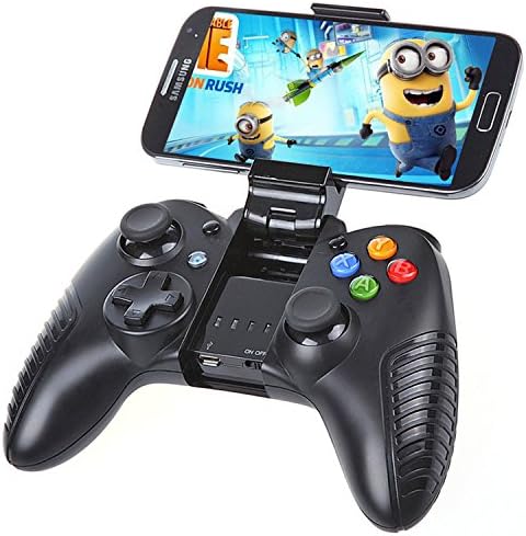 Wireless Bluetooth Gamepad Controller Joystick Touch and iCade for Iphone / Android TV BOX / Mini PC / Smartphone / Tablet PC / TV Box + IOS supported - Black