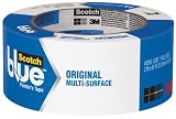 3M 2090-48 Scotch Blue Painters Masking Tape 1.88 in x 60 yd 6 Pack