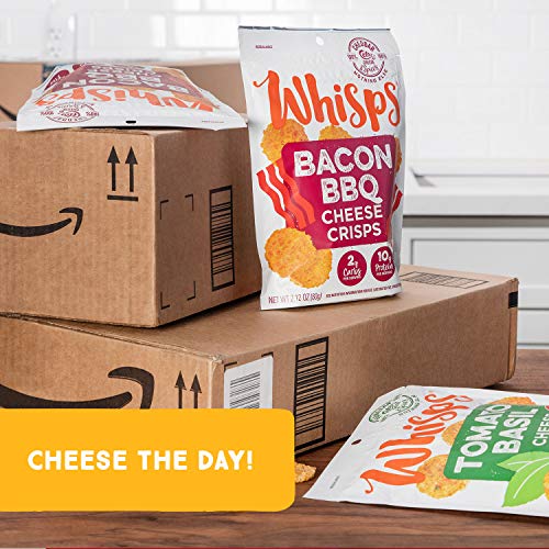Whisps Parmesan Cheese Crisps | Keto Snack, No Gluten, No Sugar, Low Carb, High Protein | 2.12oz (4 pack)... - Thumbnail 3
