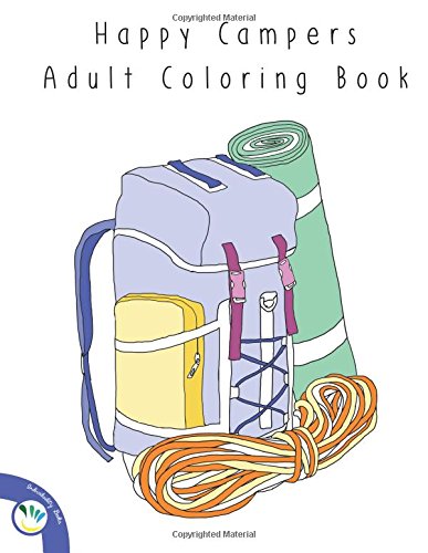 Happy Campers Adult Coloring Book