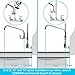 Commercial Faucet with Sprayer 8 Inch Center 42