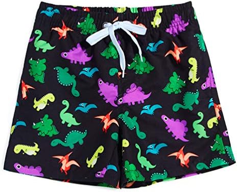ALOOCA Kid Boys Swim Trunks 3D Quick Dry Summer Beach Shorts Casual Outdoor Surf Board Pants with Mesh Lining 4-12T