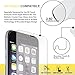 iPhone 6 6S Screen Protector 3 Pack and 1 Silicone Case Perfect Bundle for Apple iPhone 6 and iPhone 6 S