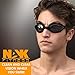 NAK Fitness Swim Goggles Anti Fog No Leaking