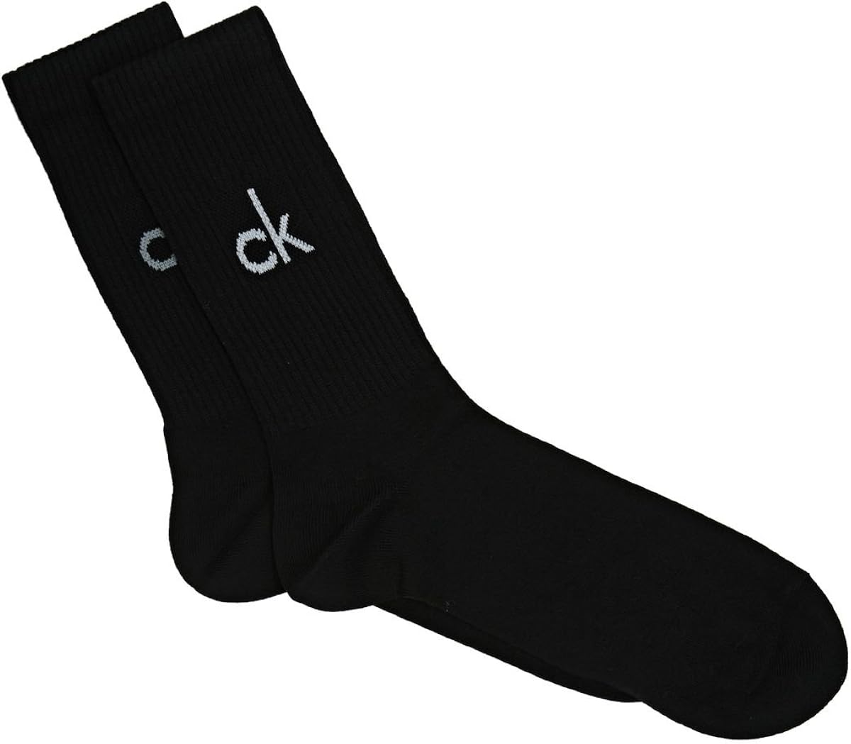 Calvin Klein 2Pack "ck" Logo Socks, Black Amazon.co.uk Clothing