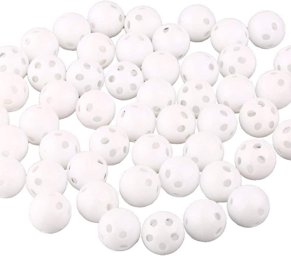 SquarezhenBo 10Pcs White Rattle Inserts, Noise Maker Ball, Squeaky Replacement Toy for Pet Baby - 28mm