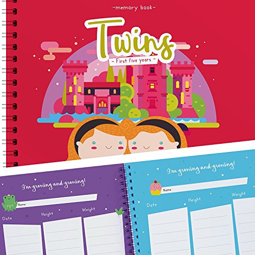 Twins First Five Years Memory Book - A Gorgeous Journal To Cherish Your
Twin's First Five Years Forever! Birthdays, Family Tree, Holidays,
Letters From Mom & Dad and Much More! Twins First Five Years Memory Book - A Gorgeous Journal To Cherish Your
Twin's First Five Years Forever! Birthdays, Family Tree, Holidays,
Letters From Mom & Dad and Much More!
