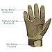 Ventilate Wear-resistant Tactical Gloves Hard Knuckle and Foam Protection for Shooting Airsoft Hunting Cycling Motorcycle Gloves Men's Outdoor Half finger Full finger Gloves Black M/L/XL