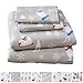 Home Fashion Designs Stratton Collection Extra Soft Printed 100% Turkish Cotton Flannel Sheet Set. Warm, Cozy, Lightweight, Luxury Winter Bed Sheets Brand. (Twin, Polar Bears)