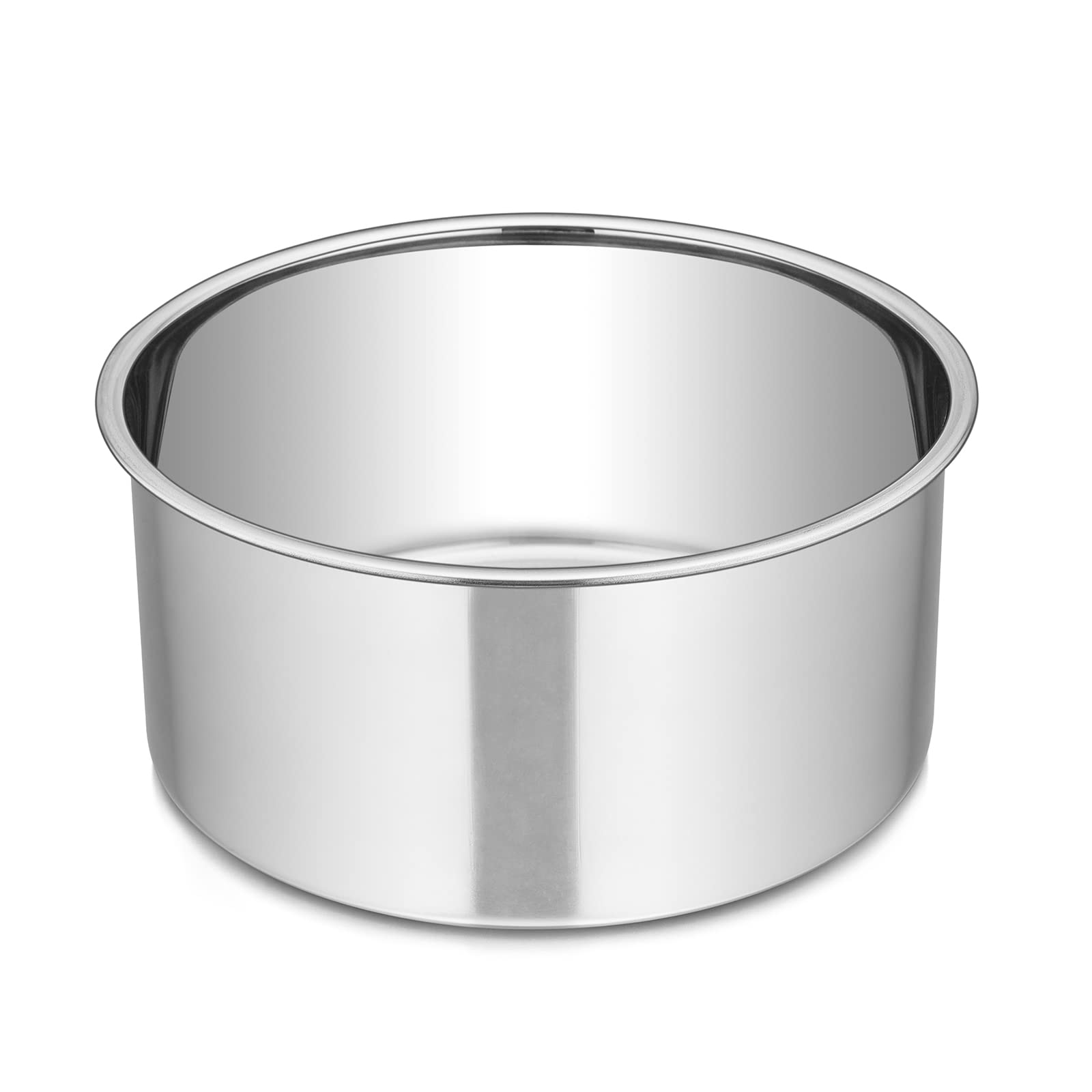 Homikit 6 Inch Deep Cake Tin, Stainless Steel Round Cake Pan Baking Mould, Ideal for Christmas/Wedding/Birthday Layer Cakes, Seamless Design, Mirror Finished & Dishwasher Safe