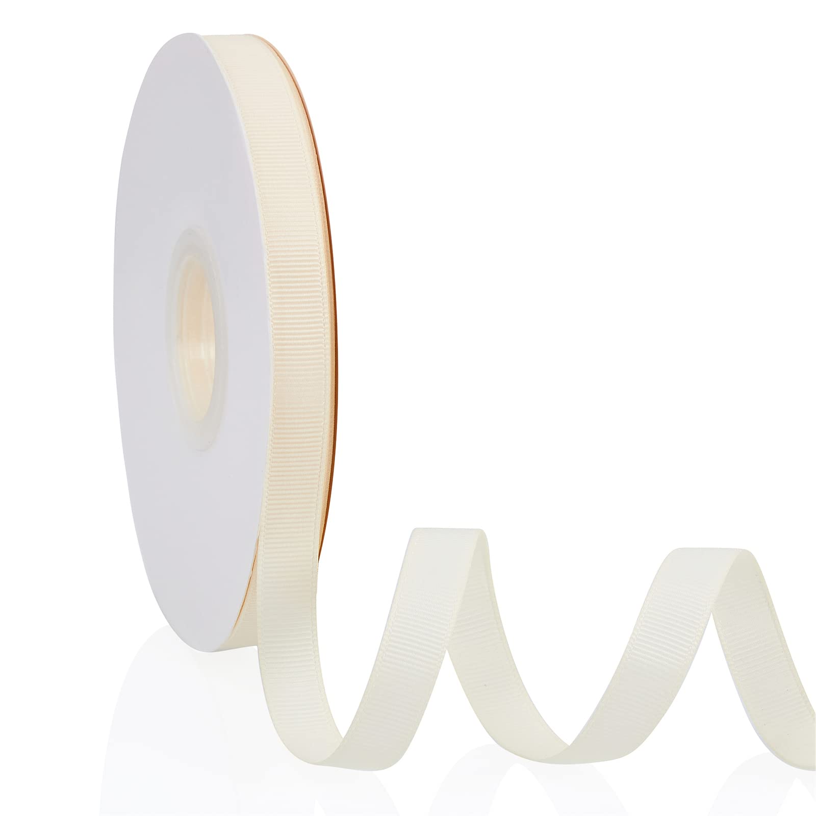 Double Face Grosgrain Ribbon 7/8 Inch X 50 Yards - White Craft Ribbon For DIY & Gifts - View #3